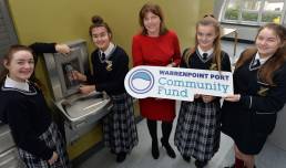 NEW WATER STATIONS AT NEWRY SCHOOL THANKS TO WARRENPOINT PORT
