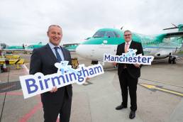 Birmingham and Manchester