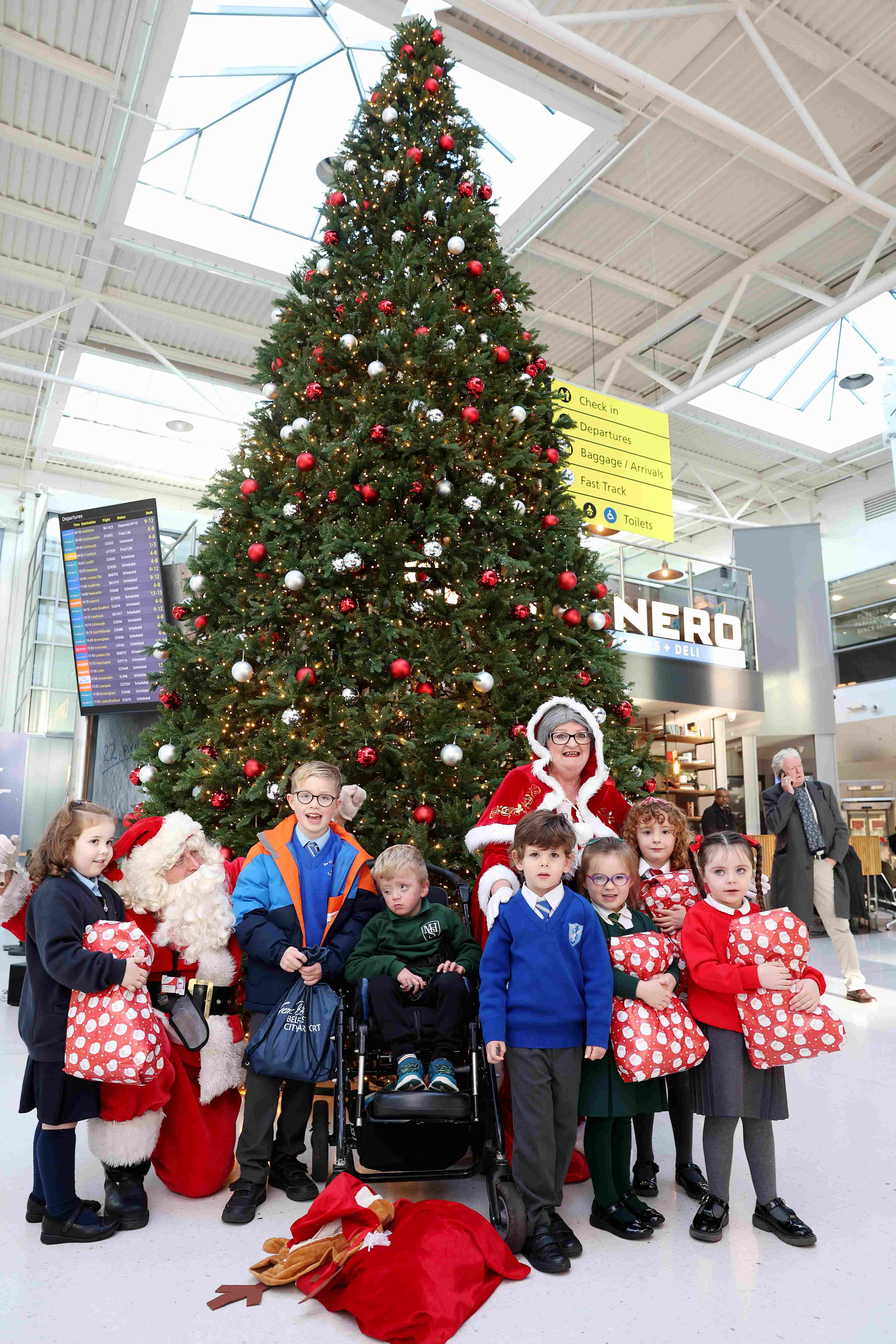 Christmas has landed at Belfast City Airport