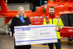 Donnelly Group concludes Air Ambulance partnership with whopping £34,000 donation